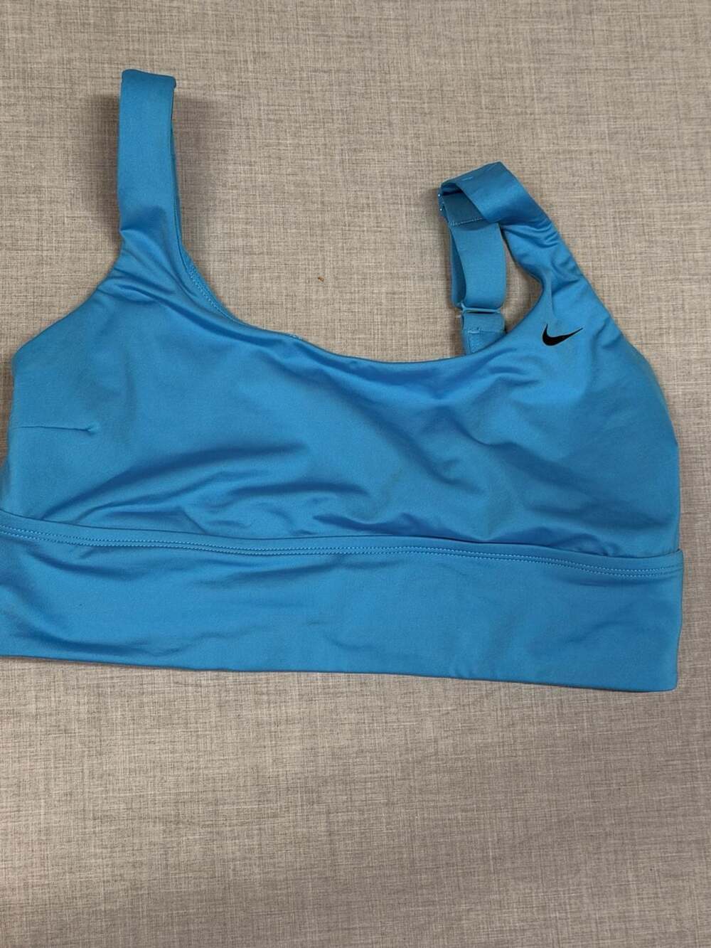 Nike Dri-FIT Adjustable Strap Sports Bra Blue